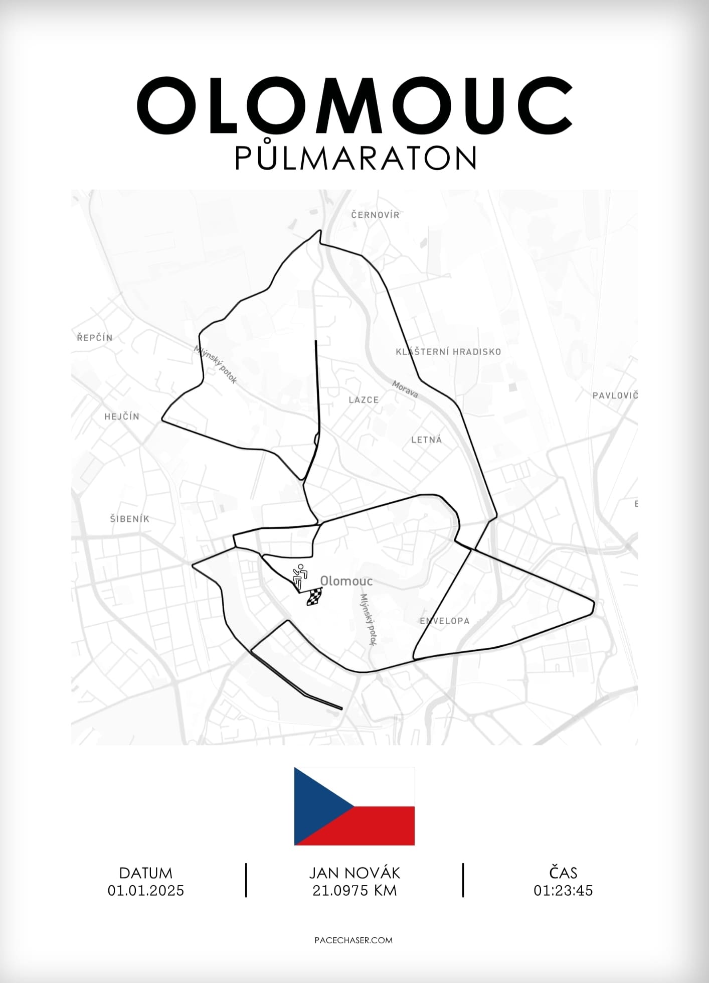 Olomouc Halbmarathon Poster