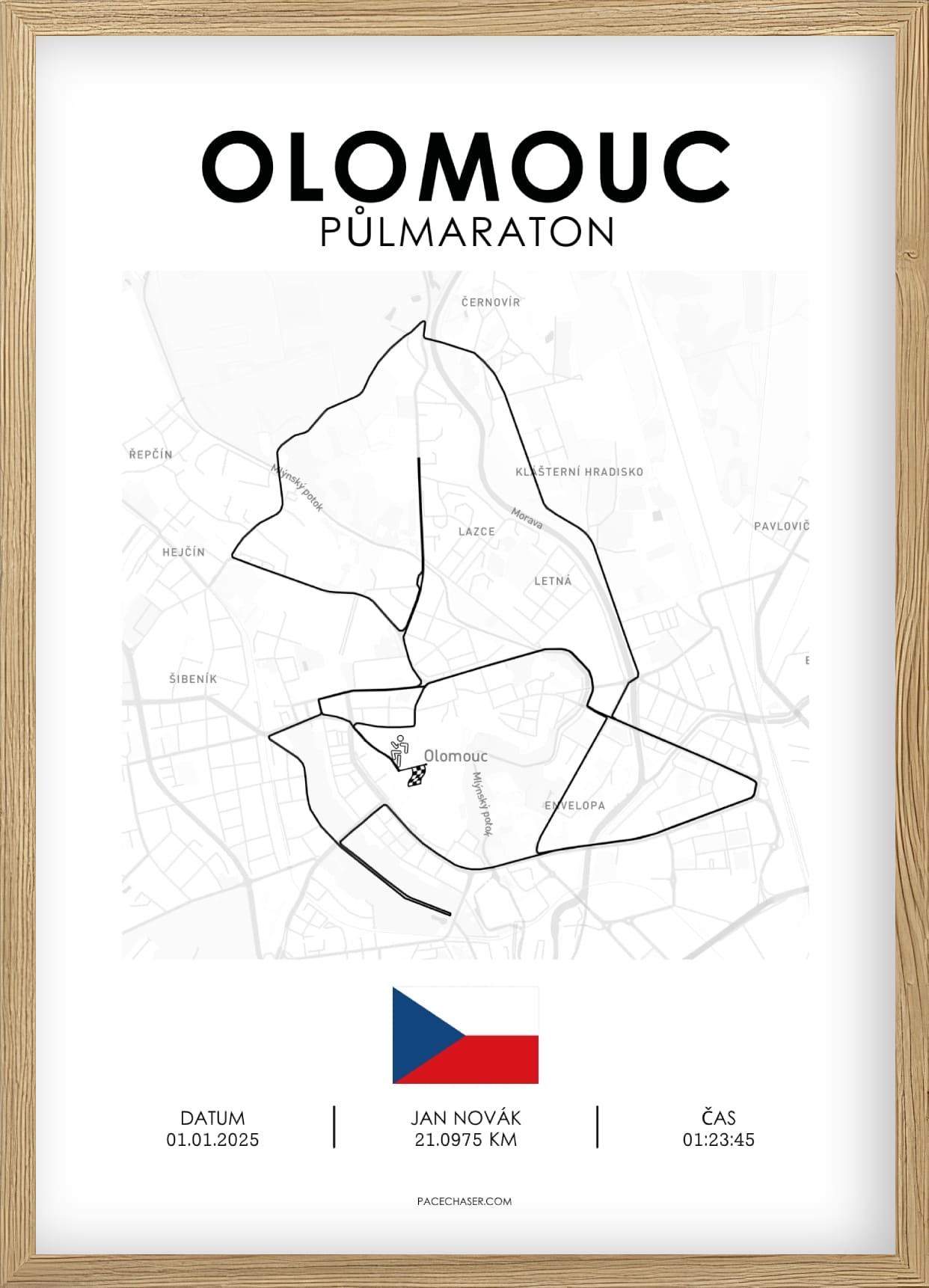 Olomouc Halbmarathon Poster