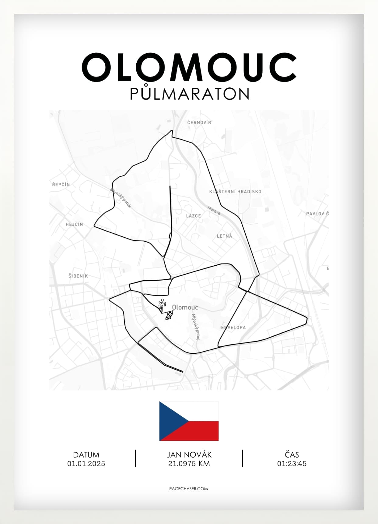 Olomouc Halbmarathon Poster