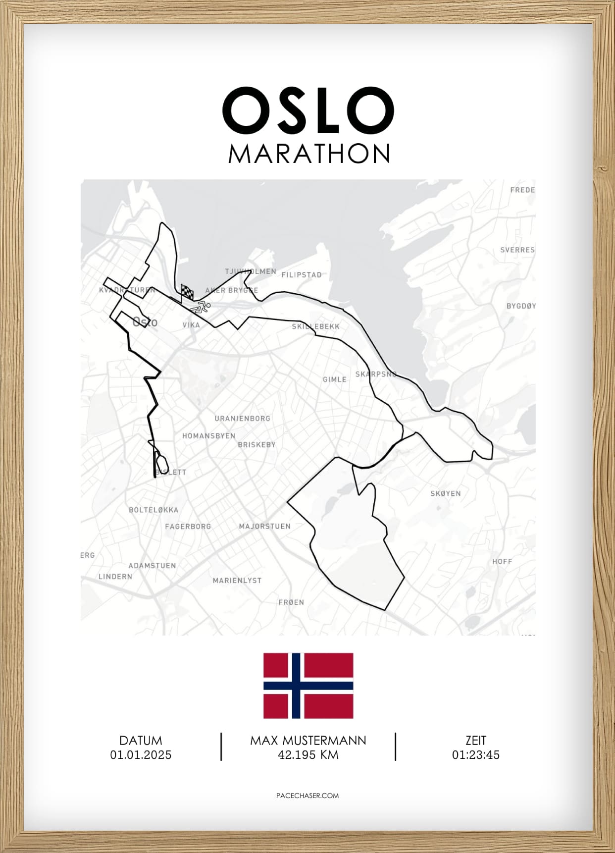 Marathon Oslo Poster