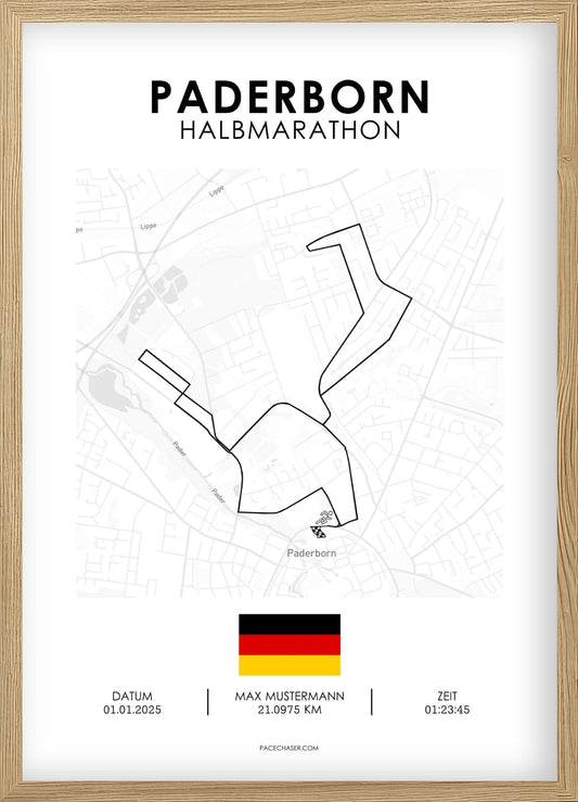 Halbmarathon Paderborn Poster (Paderborner Osterlauf)