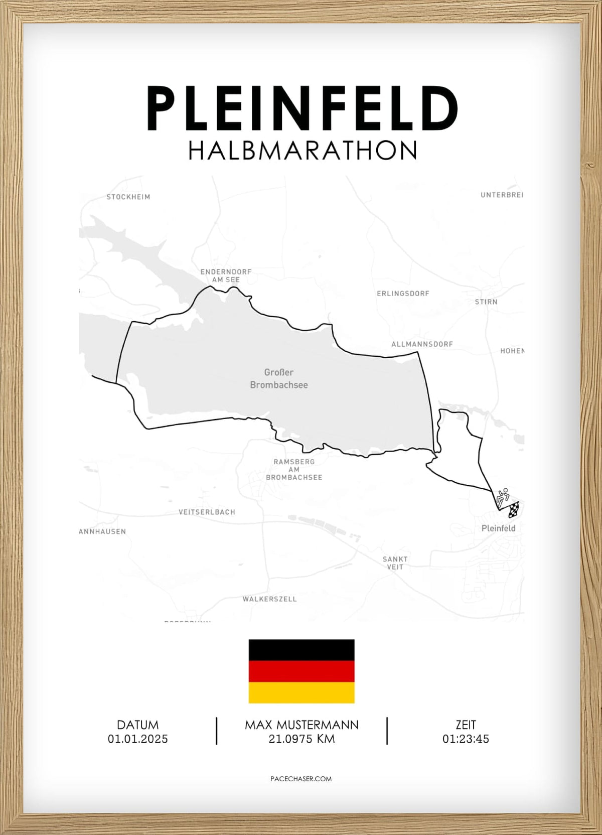 Halbmarathon Pleinfeld Poster