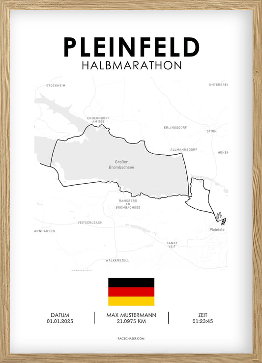 Halbmarathon Pleinfeld Poster