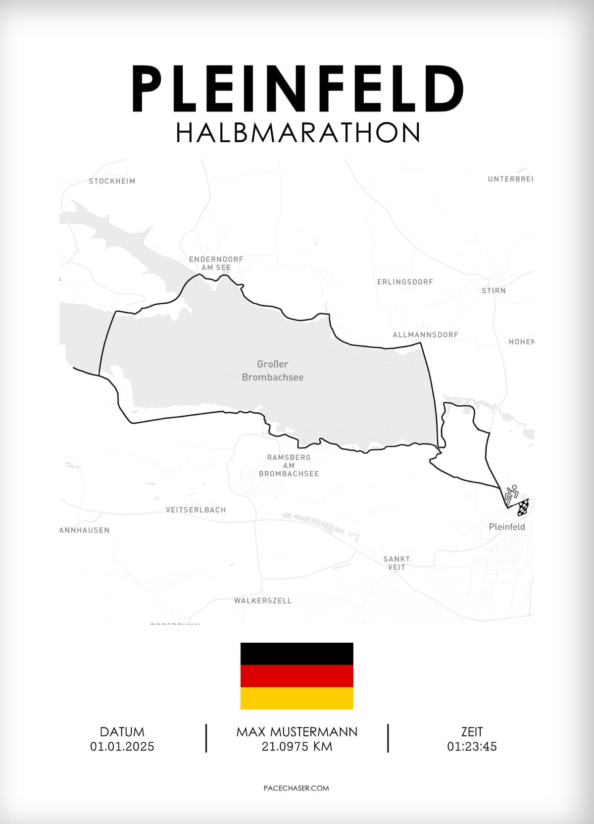 Halbmarathon Pleinfeld Poster