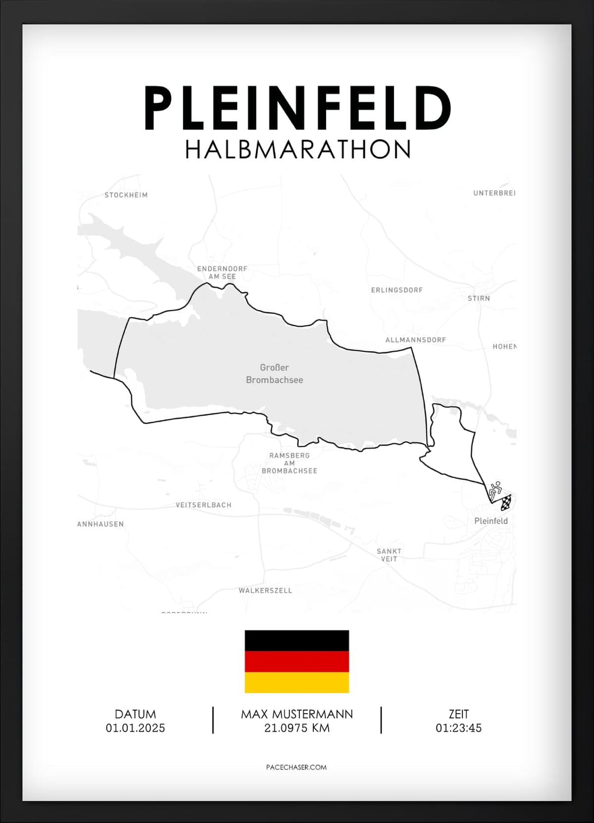 Halbmarathon Pleinfeld Poster