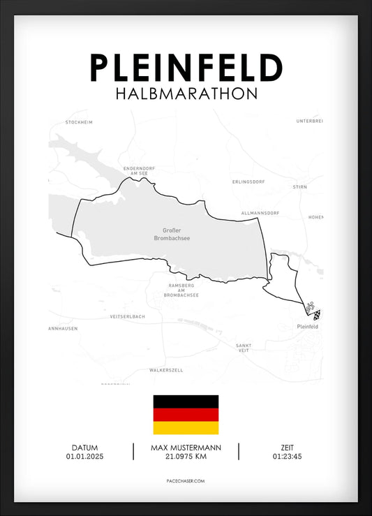Halbmarathon Pleinfeld Poster