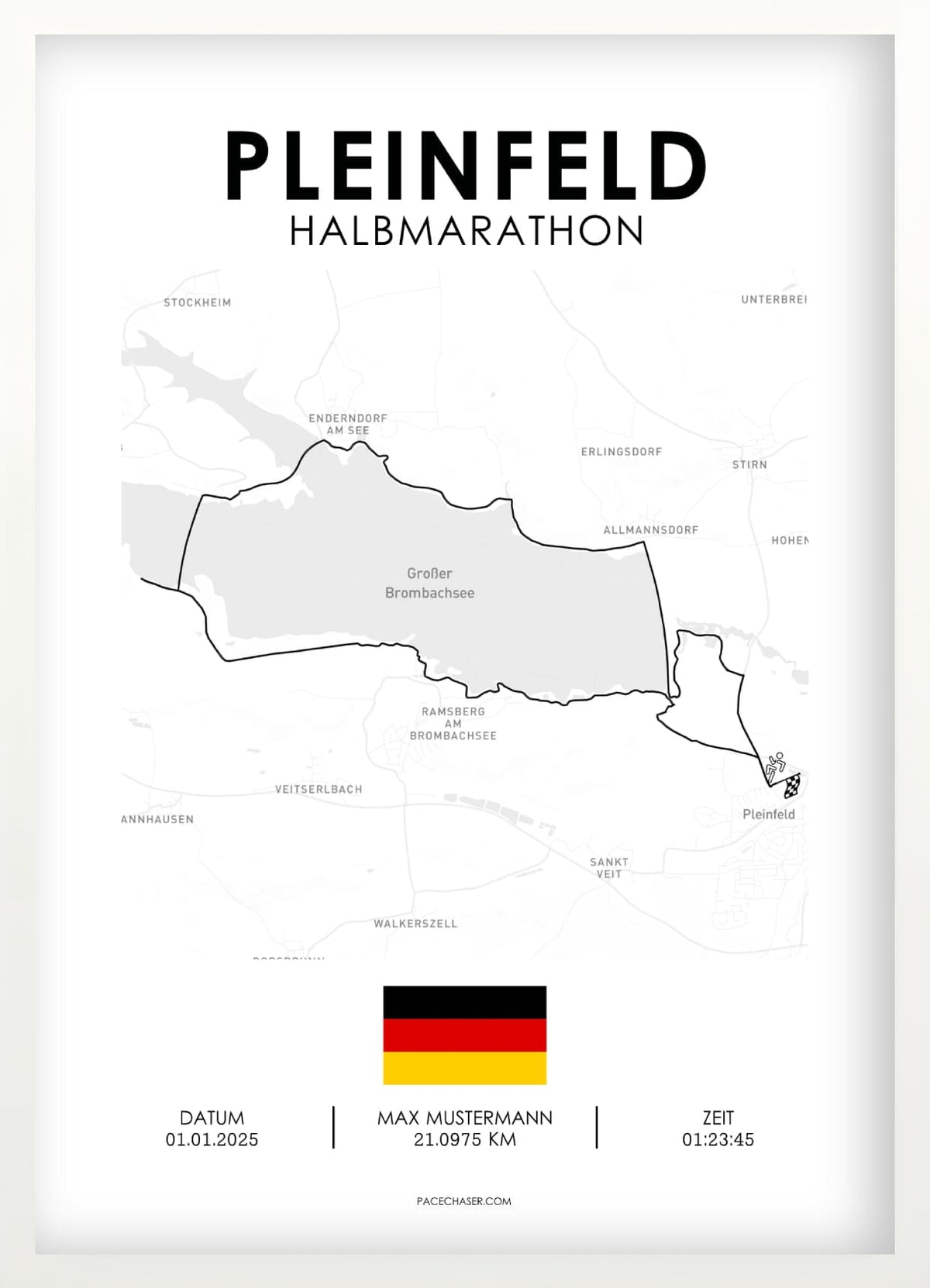 Halbmarathon Pleinfeld Poster
