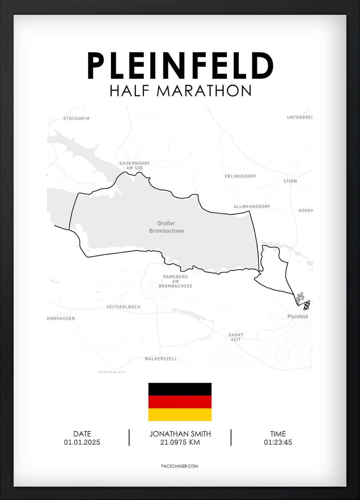 Halbmarathon Pleinfeld Poster