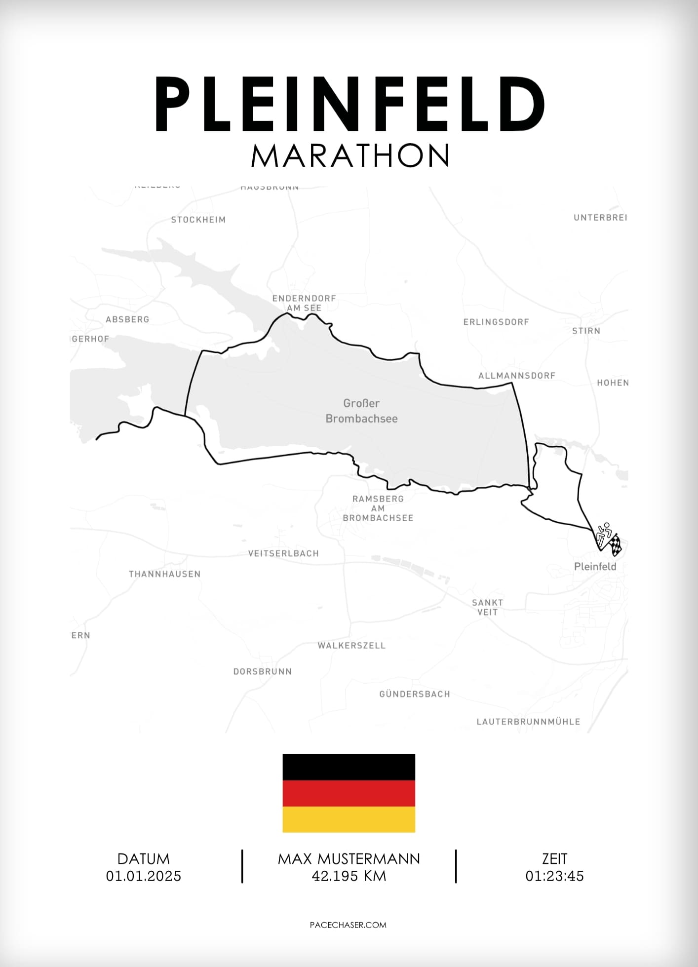 Marathon Pleinfeld Poster