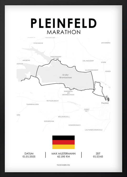 Marathon Pleinfeld Poster