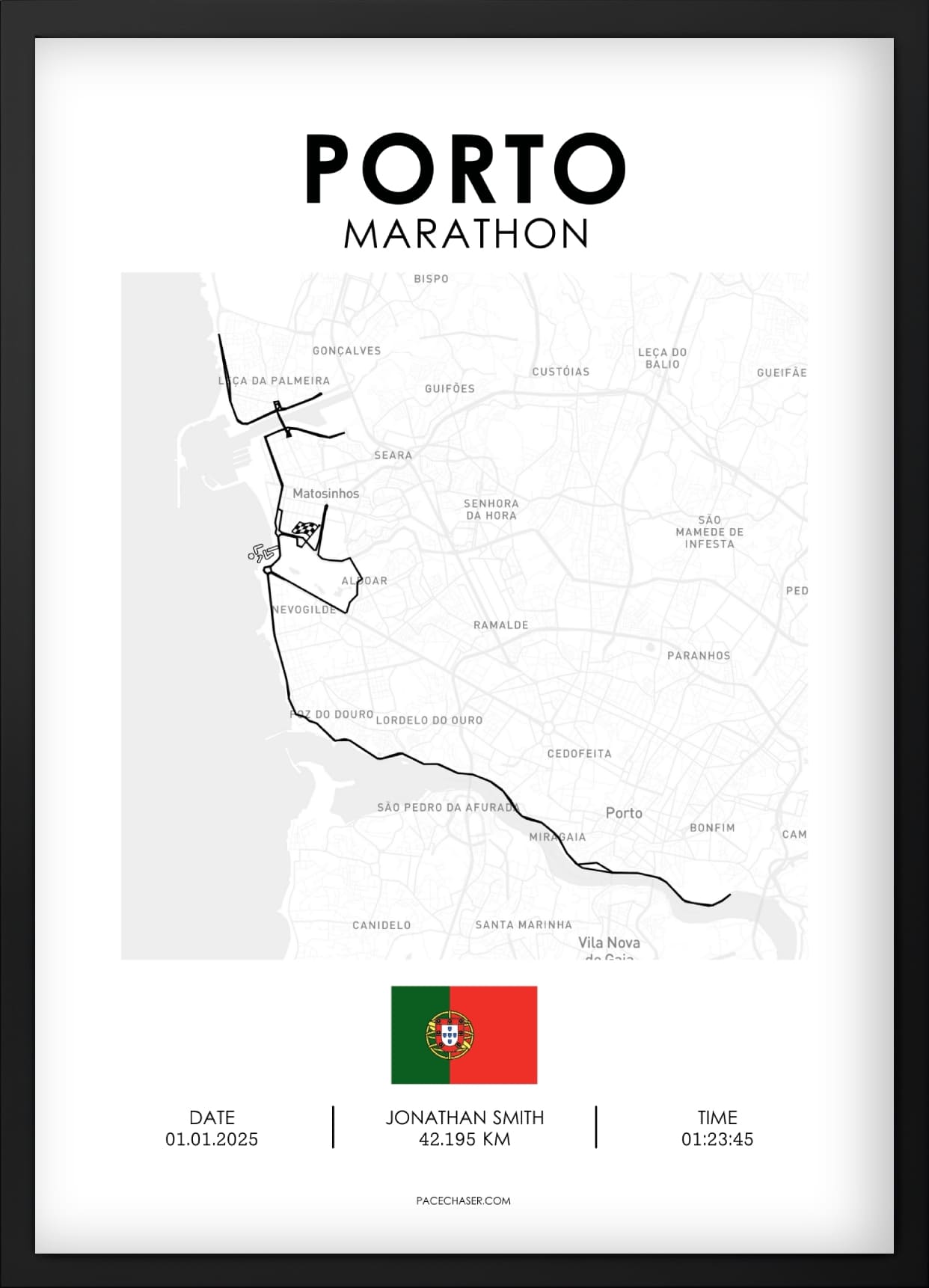 Marathon Porto Poster