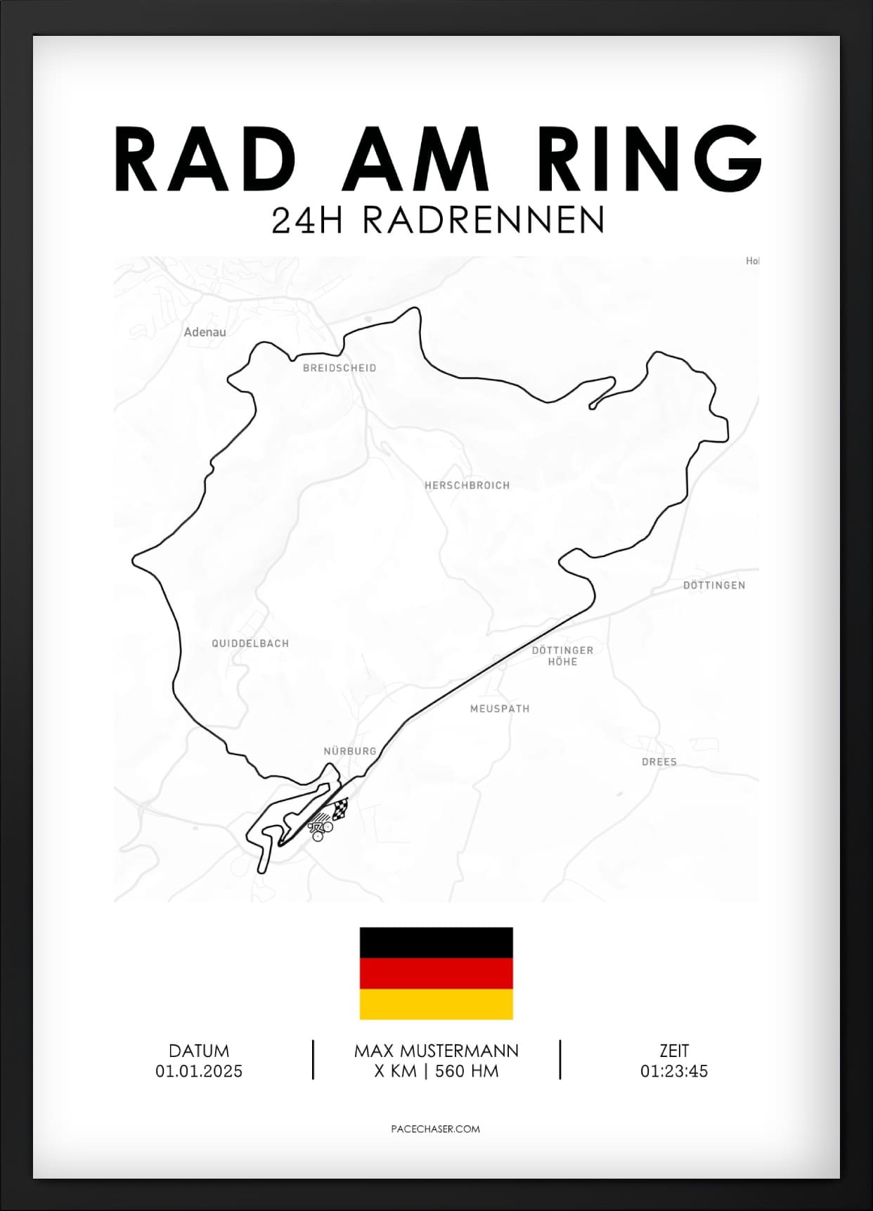 Rad am Ring Poster (Radrennen)