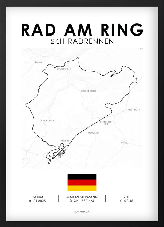 Rad am Ring Poster (Radrennen)