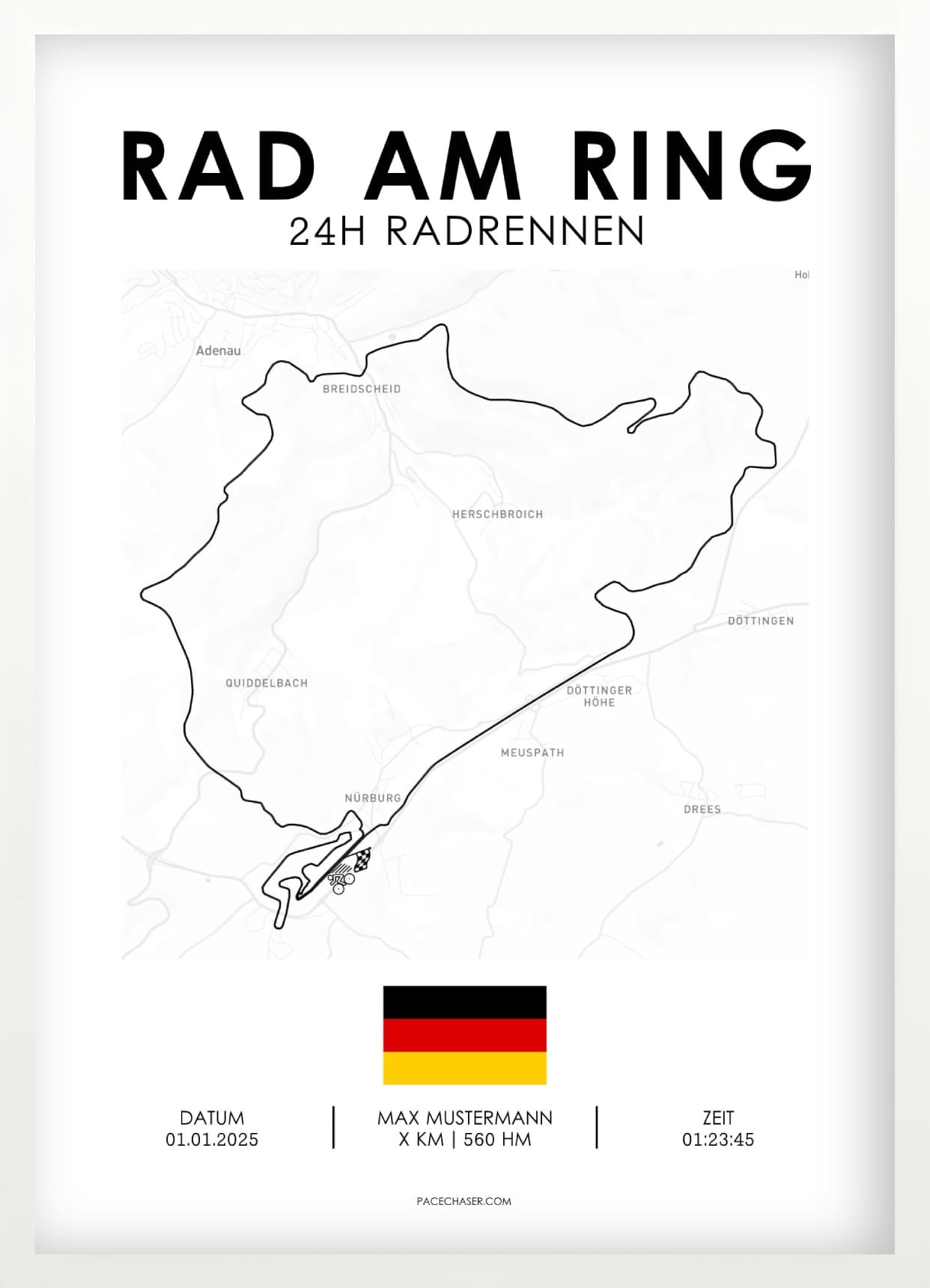 Rad am Ring Poster (Radrennen)