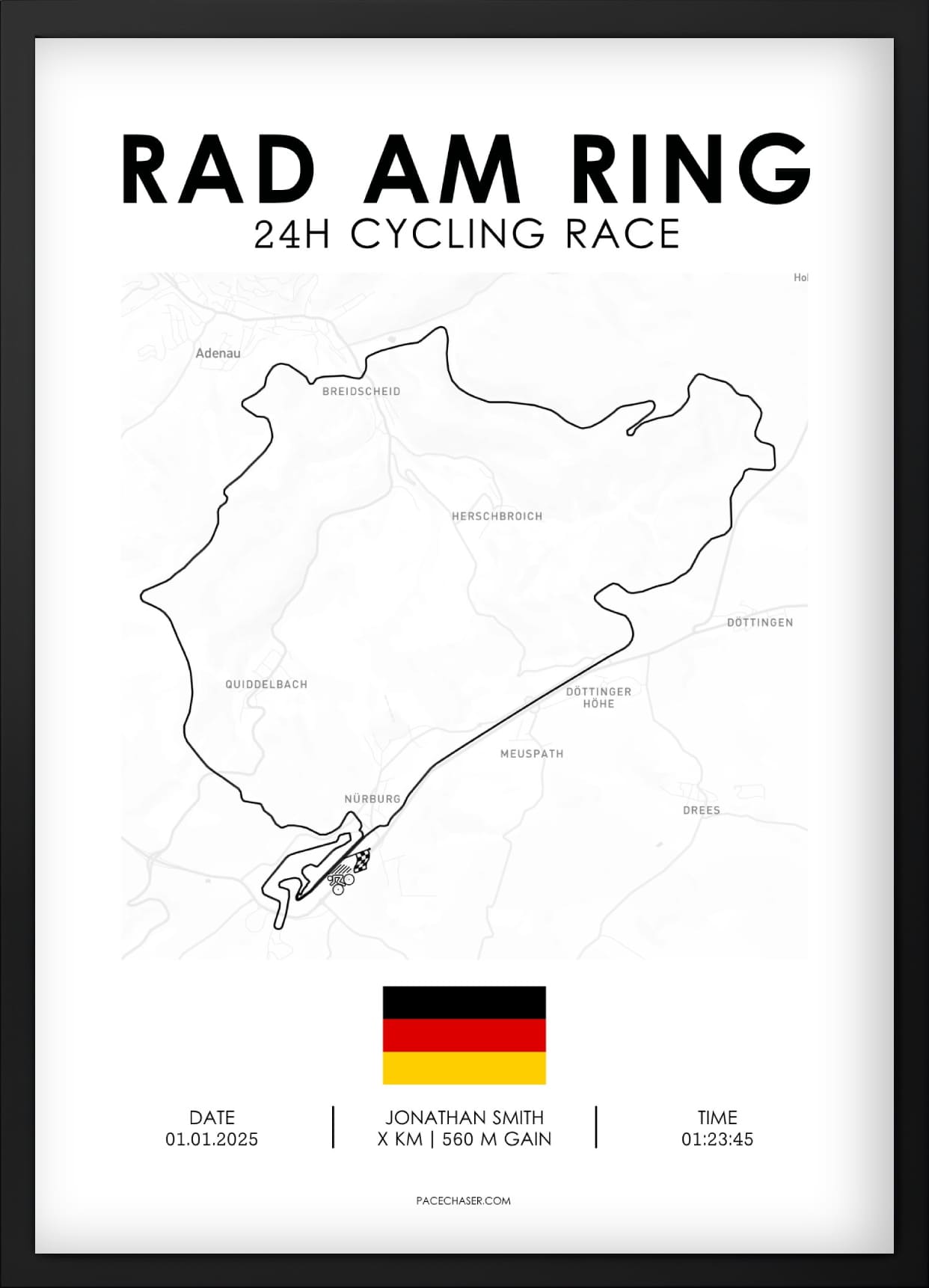 Rad am Ring Poster (Radrennen)
