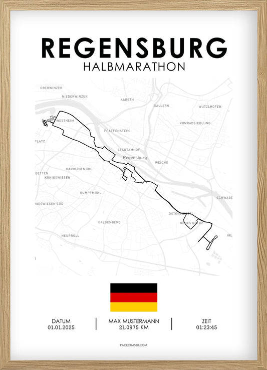 Halbmarathon Regensburg Poster