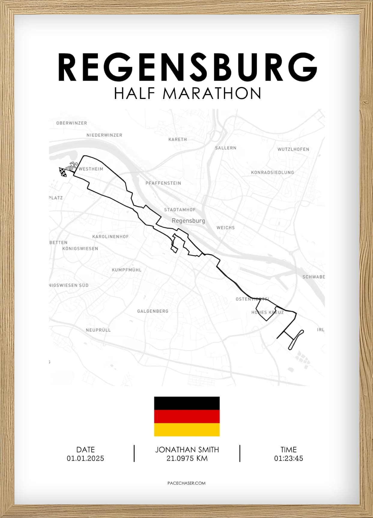 Halbmarathon Regensburg Poster