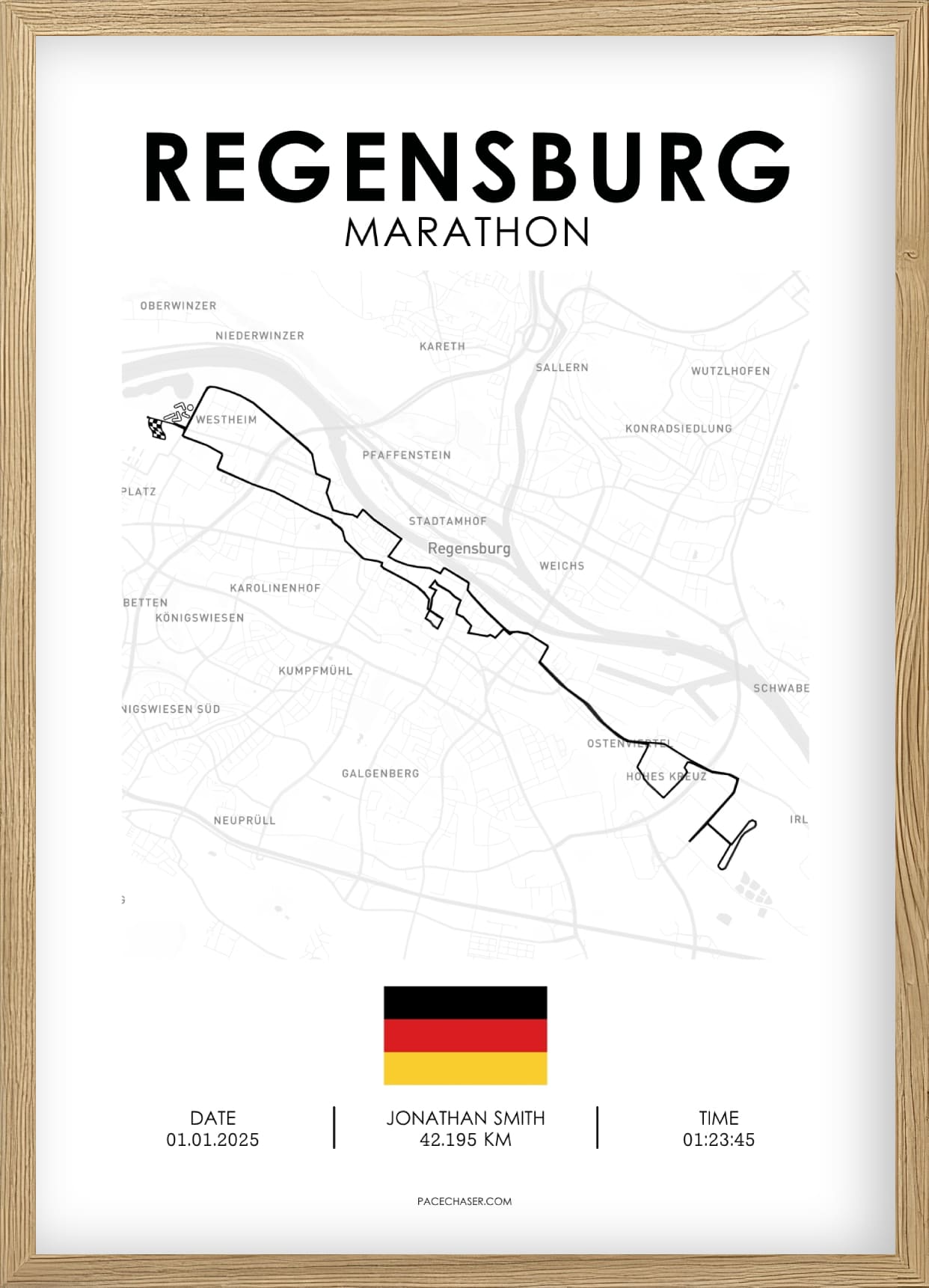 Marathon Regensburg Poster