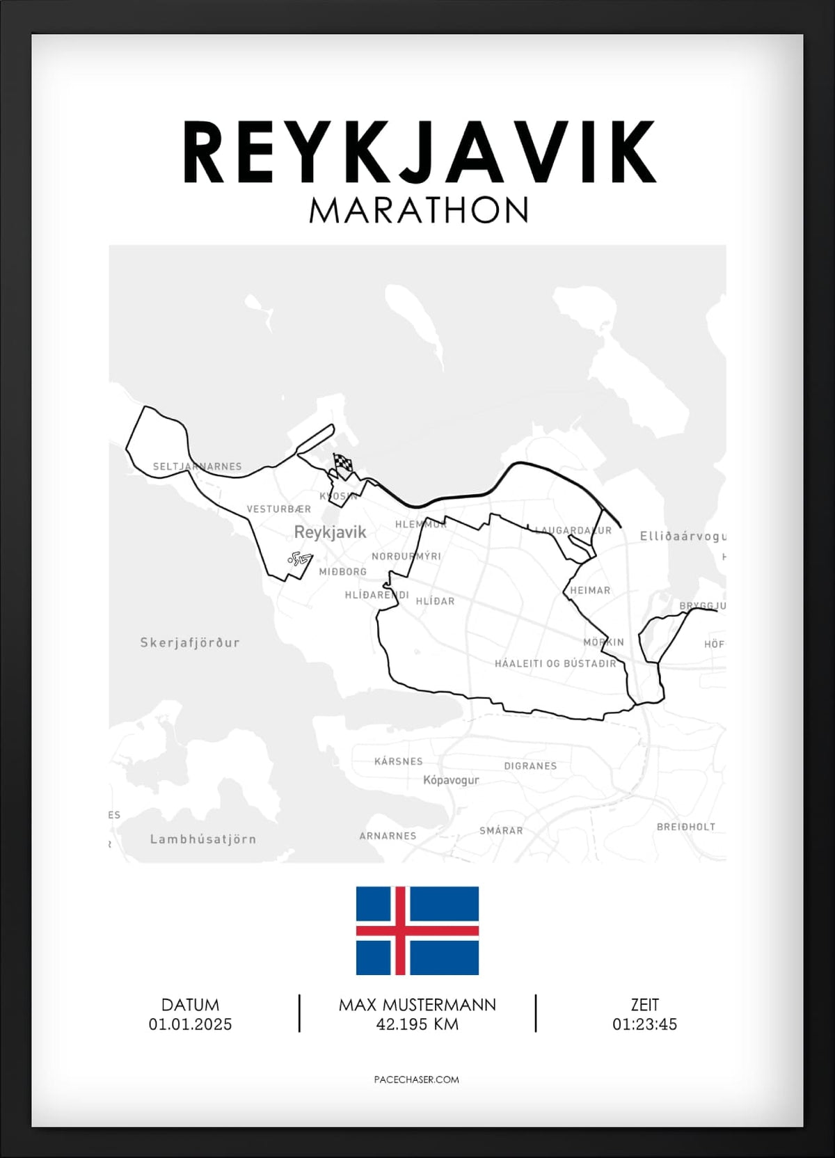Marathon Reykjavik Poster