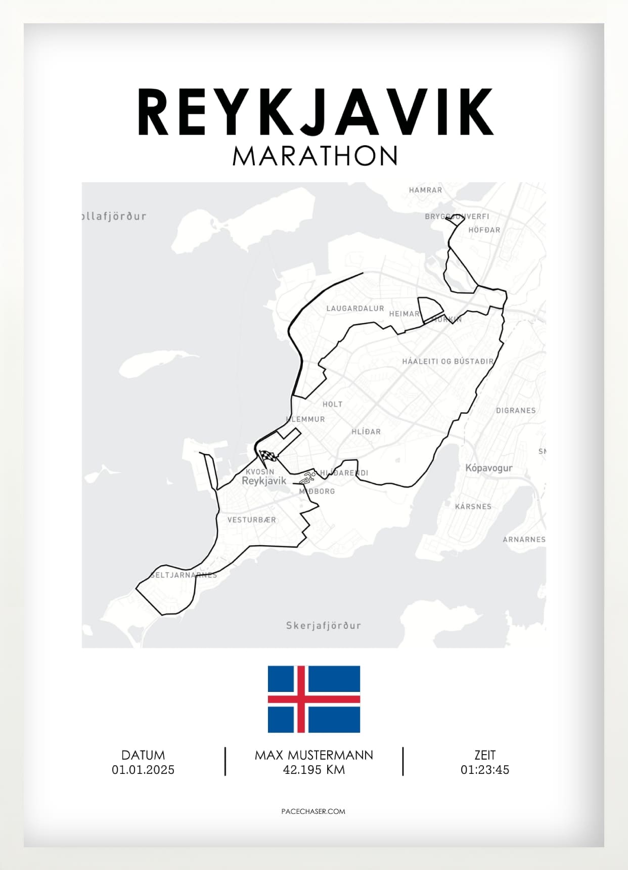 Marathon Reykjavik Poster
