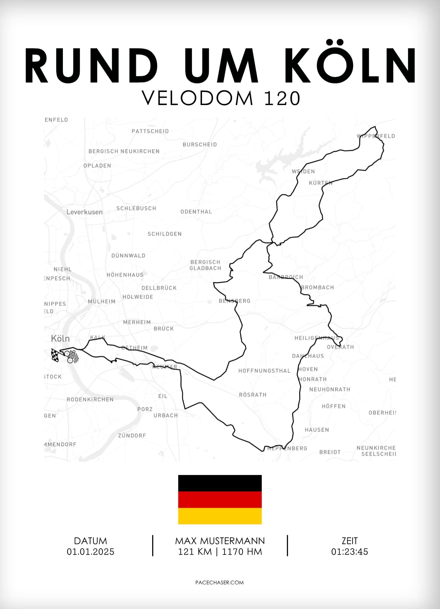 Rund um Köln Poster (Radrennen)