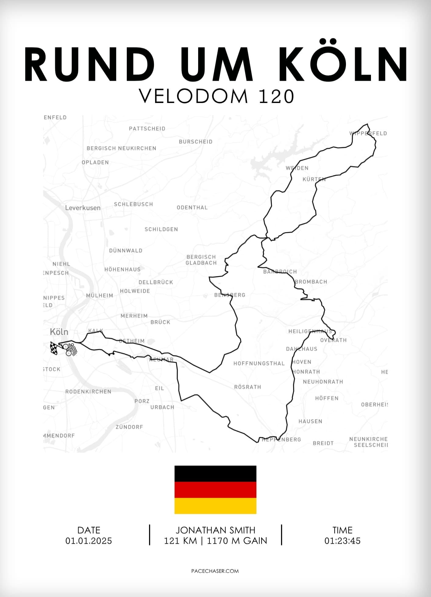 Rund um Köln Poster (Radrennen)