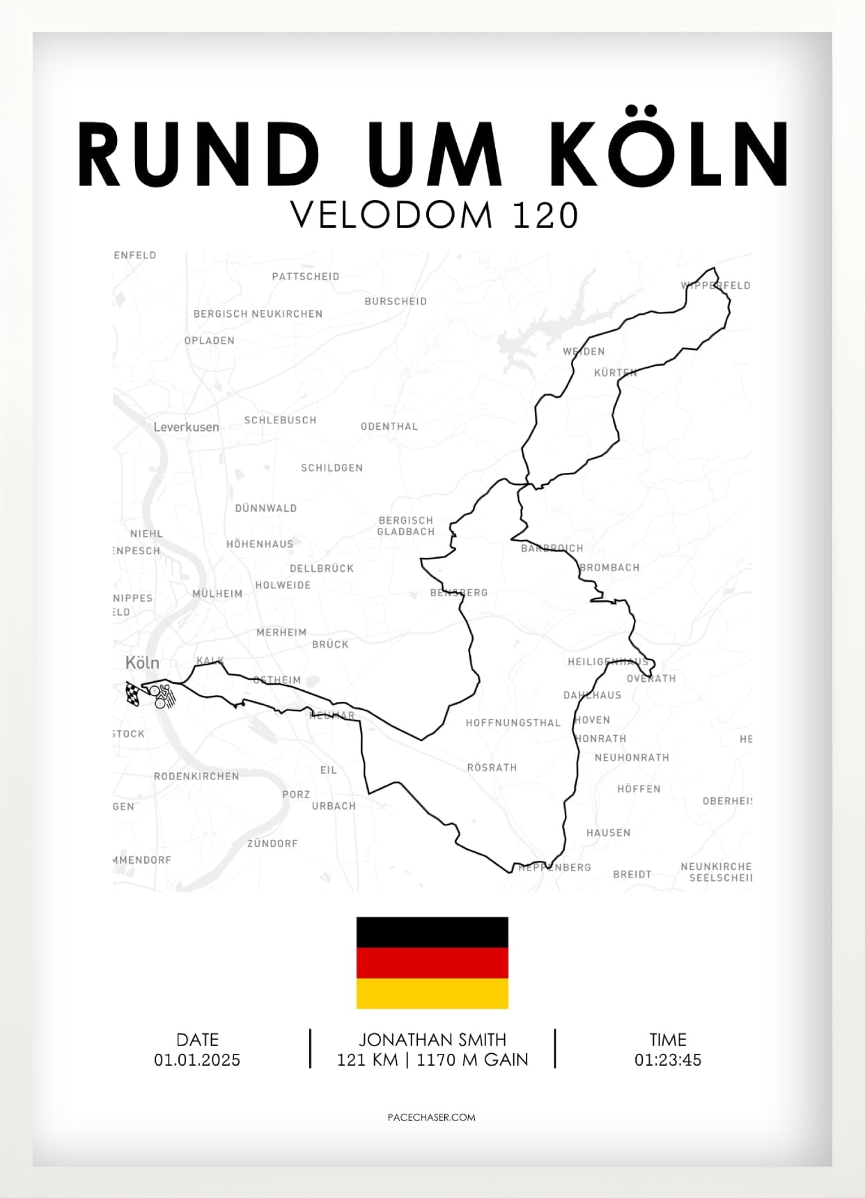 Rund um Köln Poster (Radrennen)