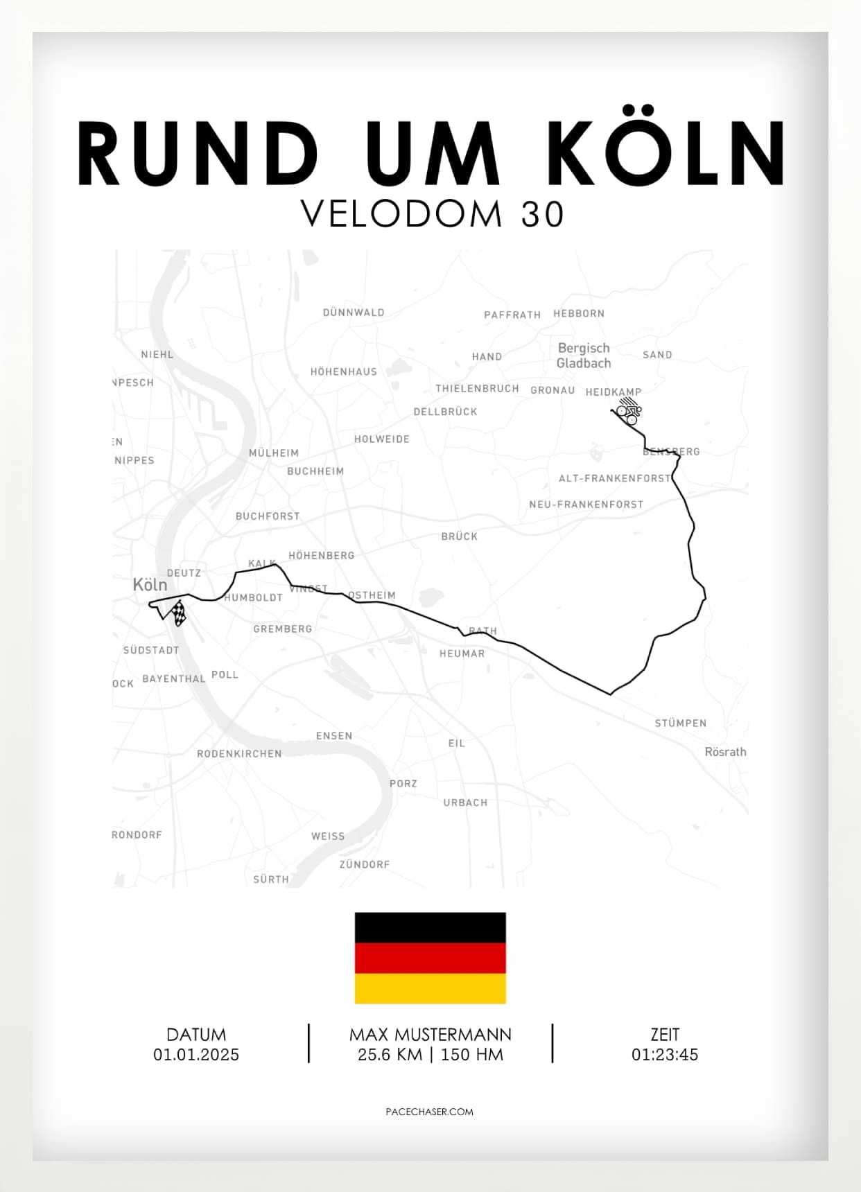Rund um Köln Poster (Radrennen)
