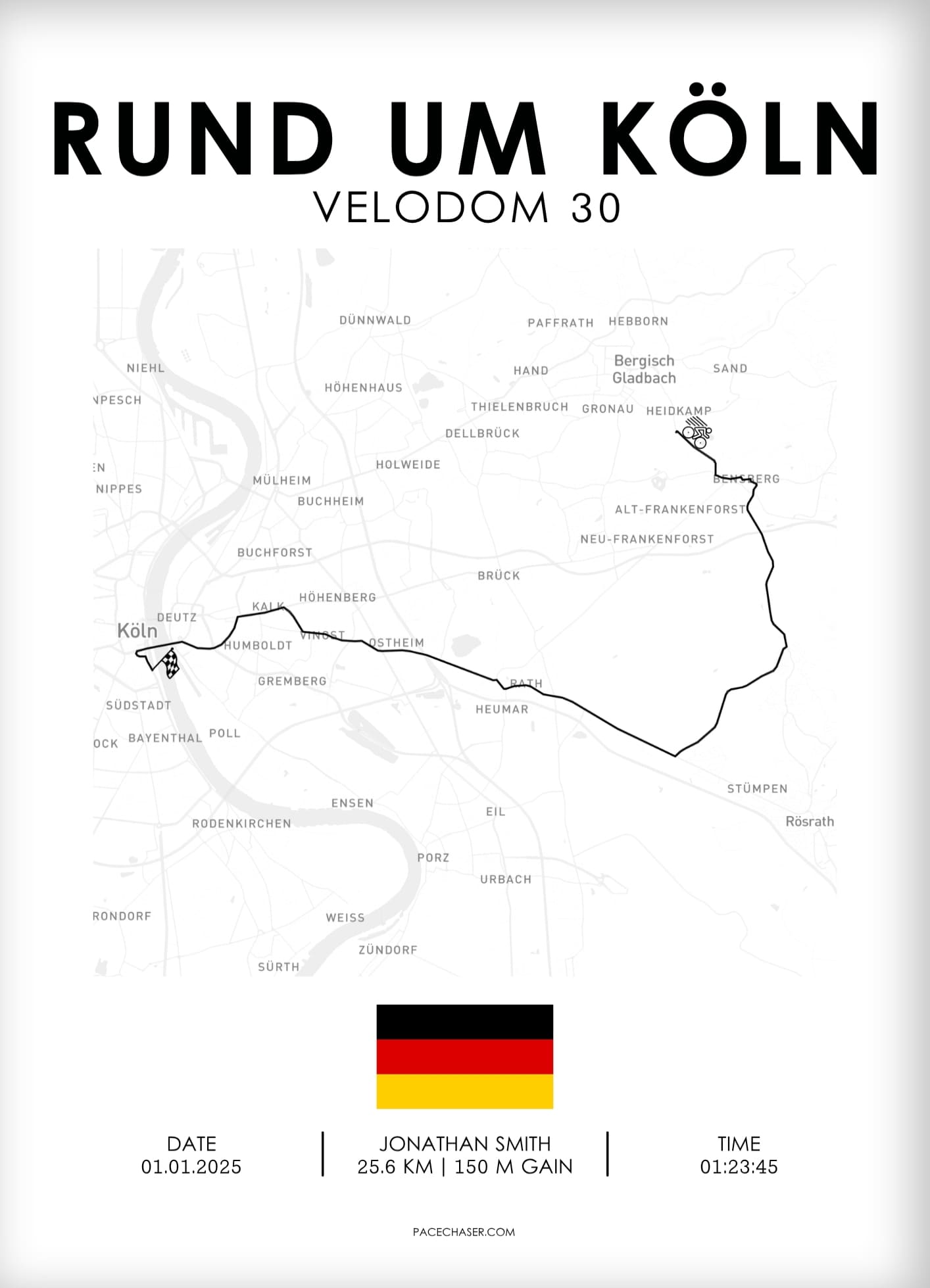 Rund um Köln Poster (Radrennen)