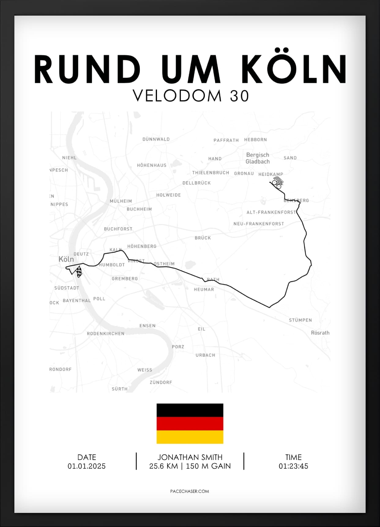 Rund um Köln Poster (Radrennen)