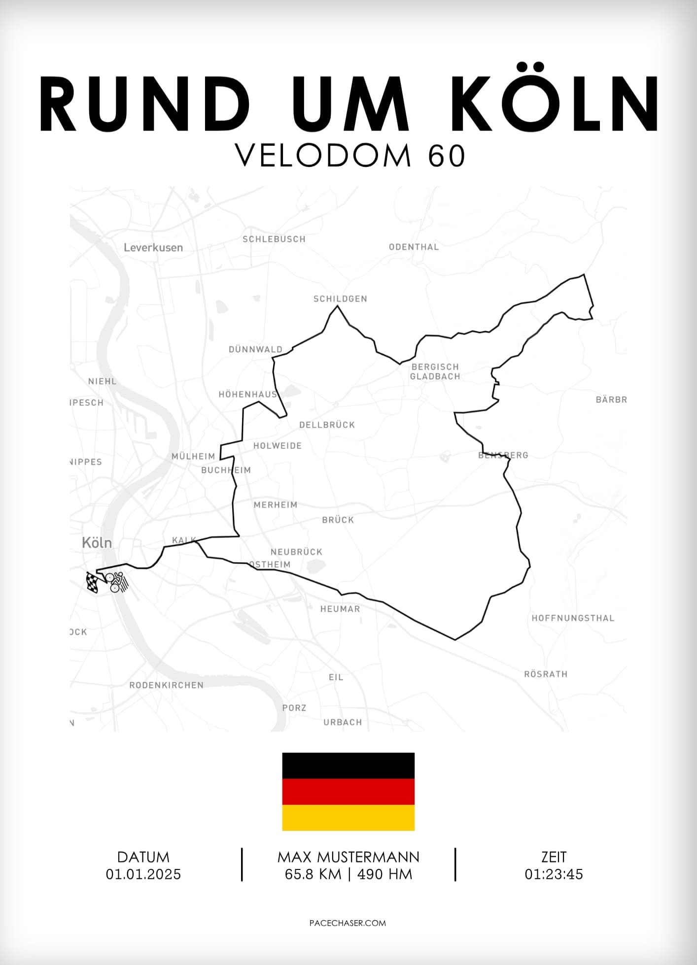 Rund um Köln Poster (Radrennen)