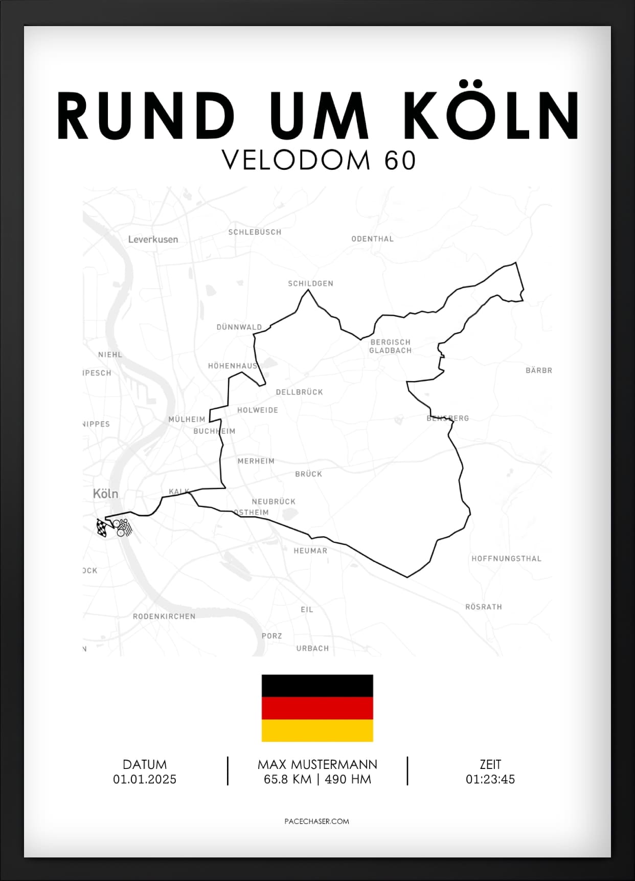 Rund um Köln Poster (Radrennen)
