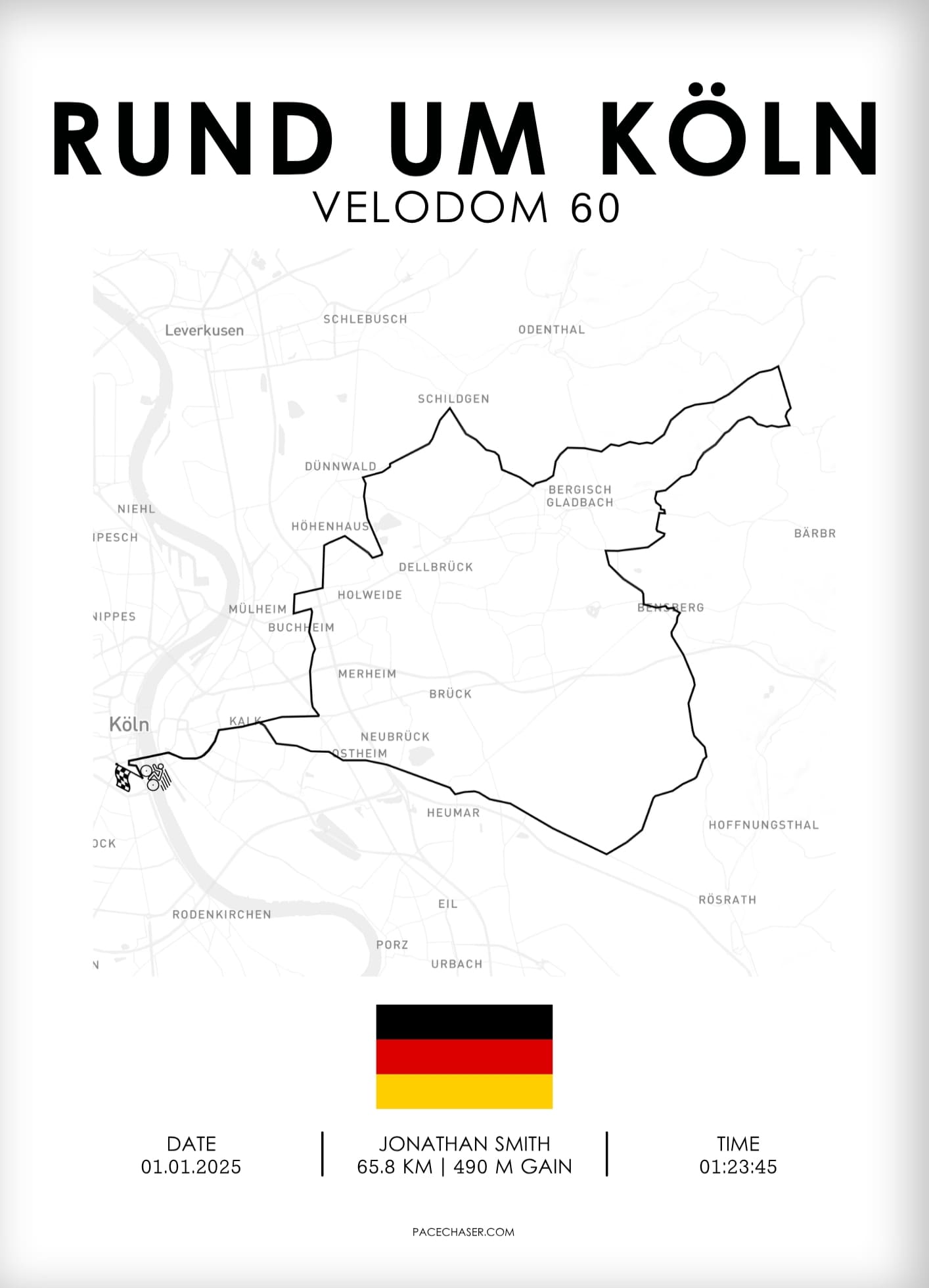 Rund um Köln Poster (Radrennen)