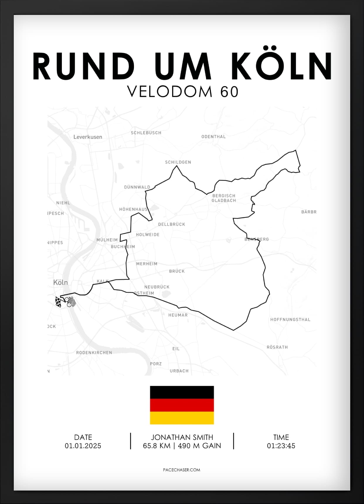 Rund um Köln Poster (Radrennen)