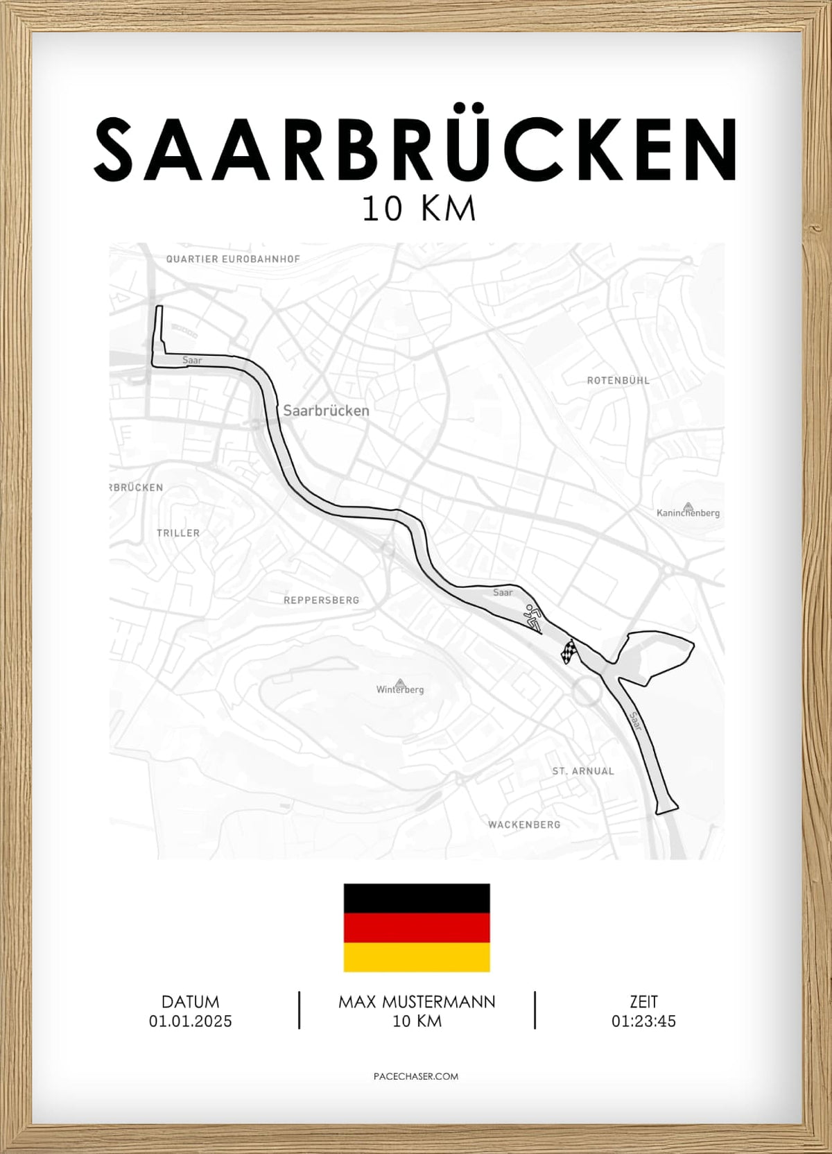10 km Saarbrücken Poster