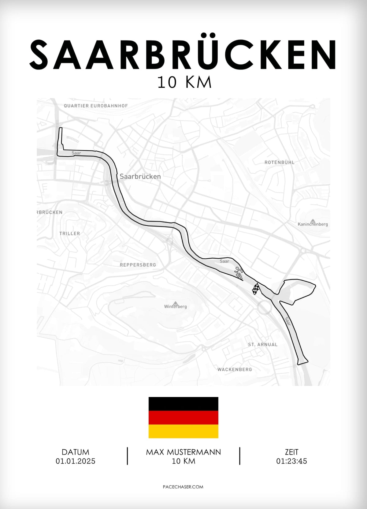 10 km Saarbrücken Poster