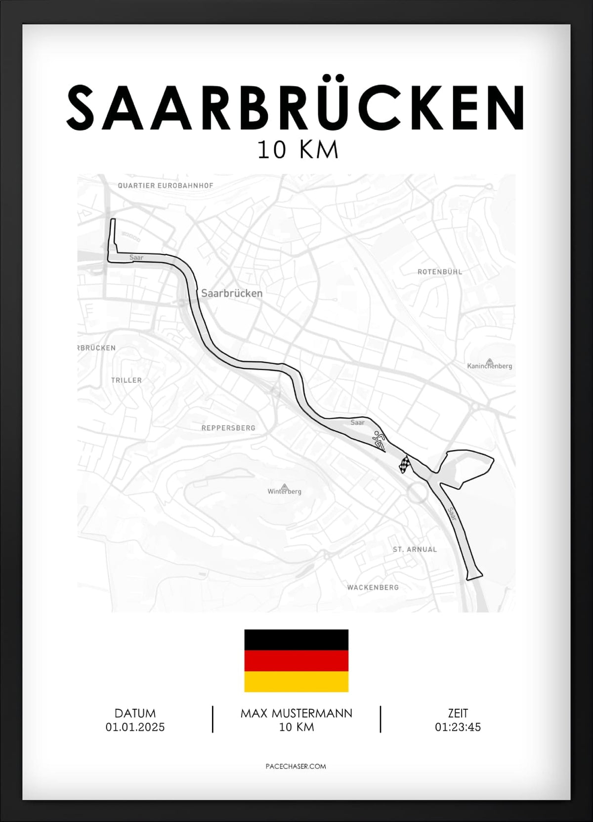 10 km Saarbrücken Poster