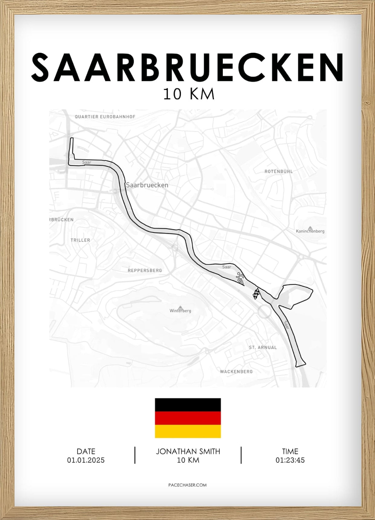 10 km Saarbrücken Poster