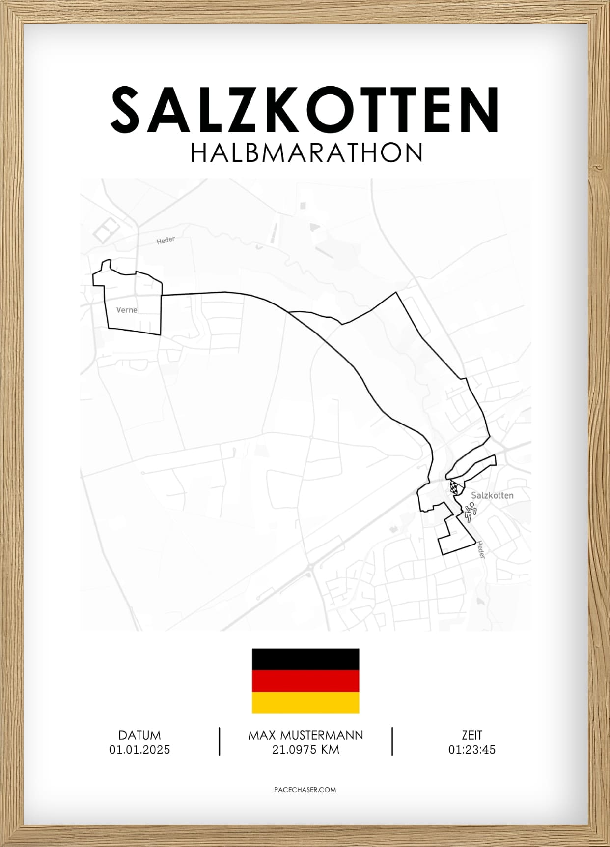 Halvmaraton Salzkotten Plakat