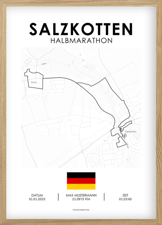 Halbmarathon Salzkotten Poster