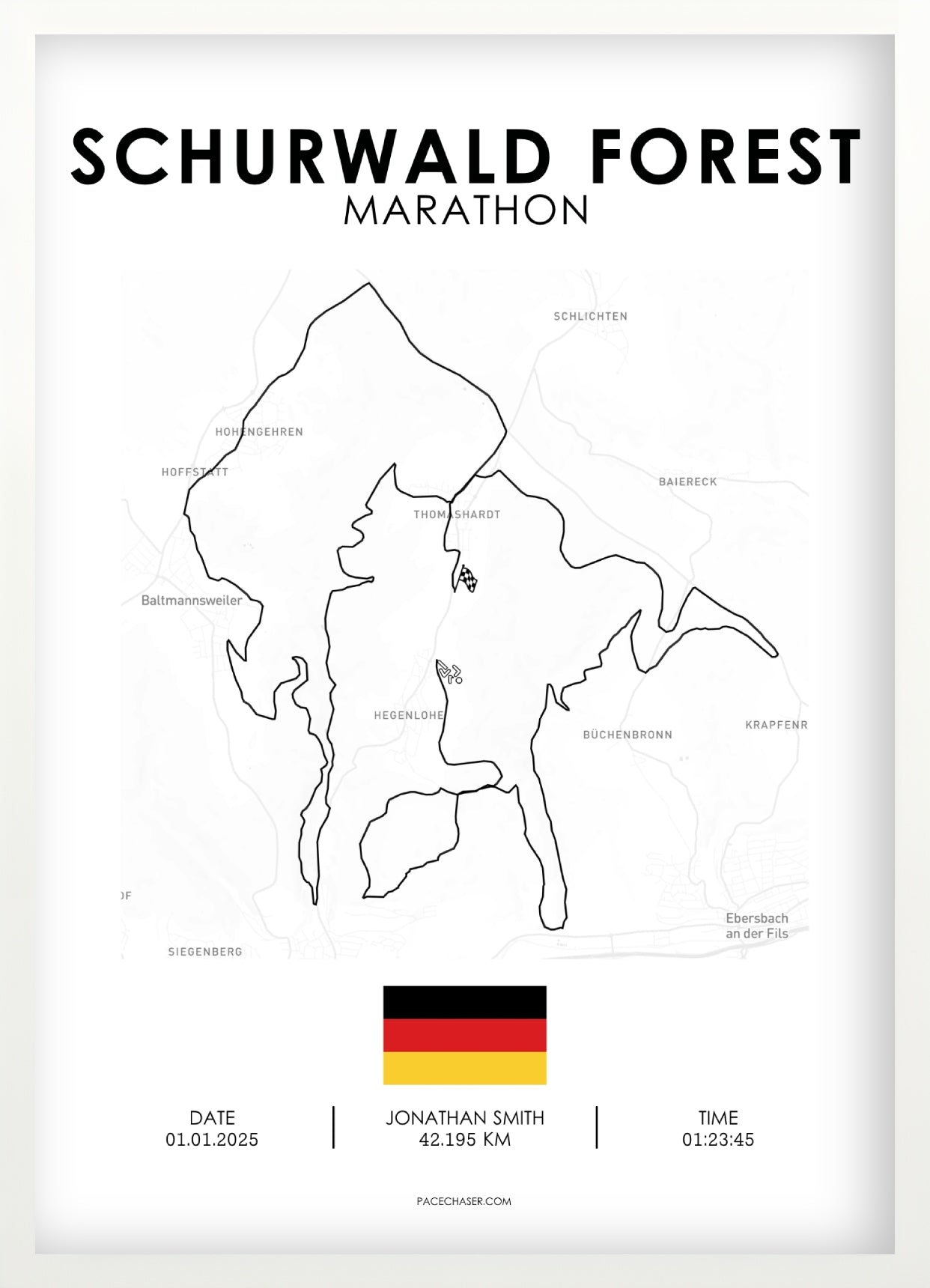 Marathon Schurwald Poster