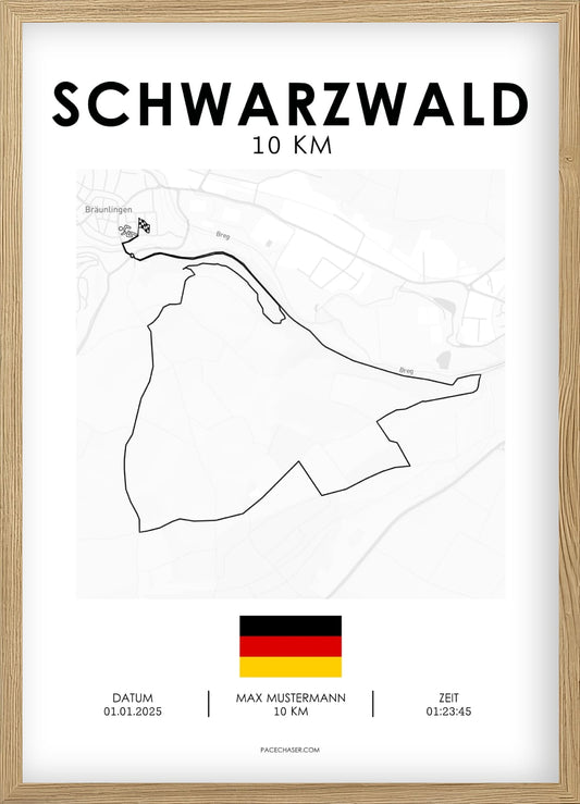 10 km Schwarzwald Poster