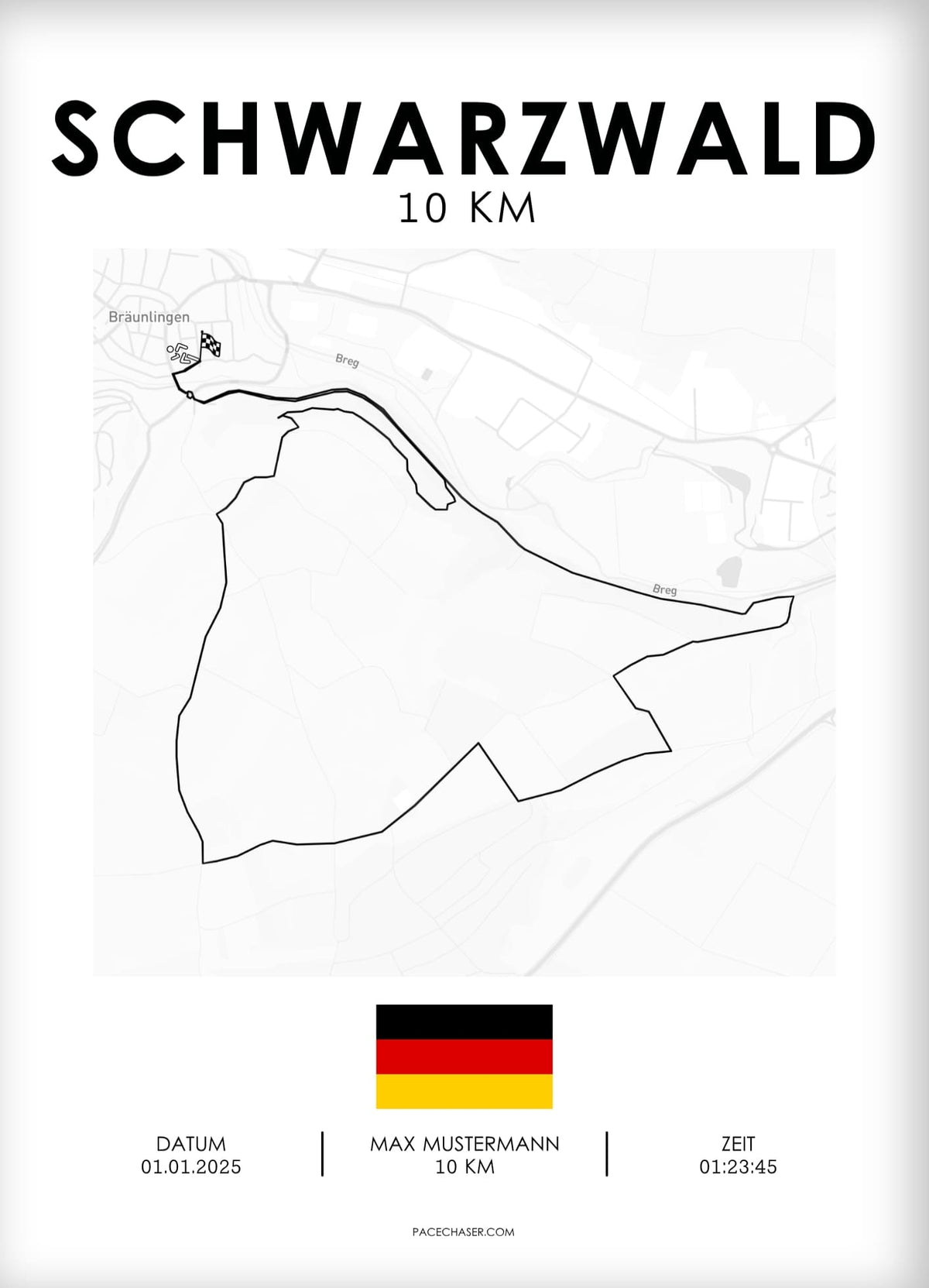 10 km Schwarzwald Poster