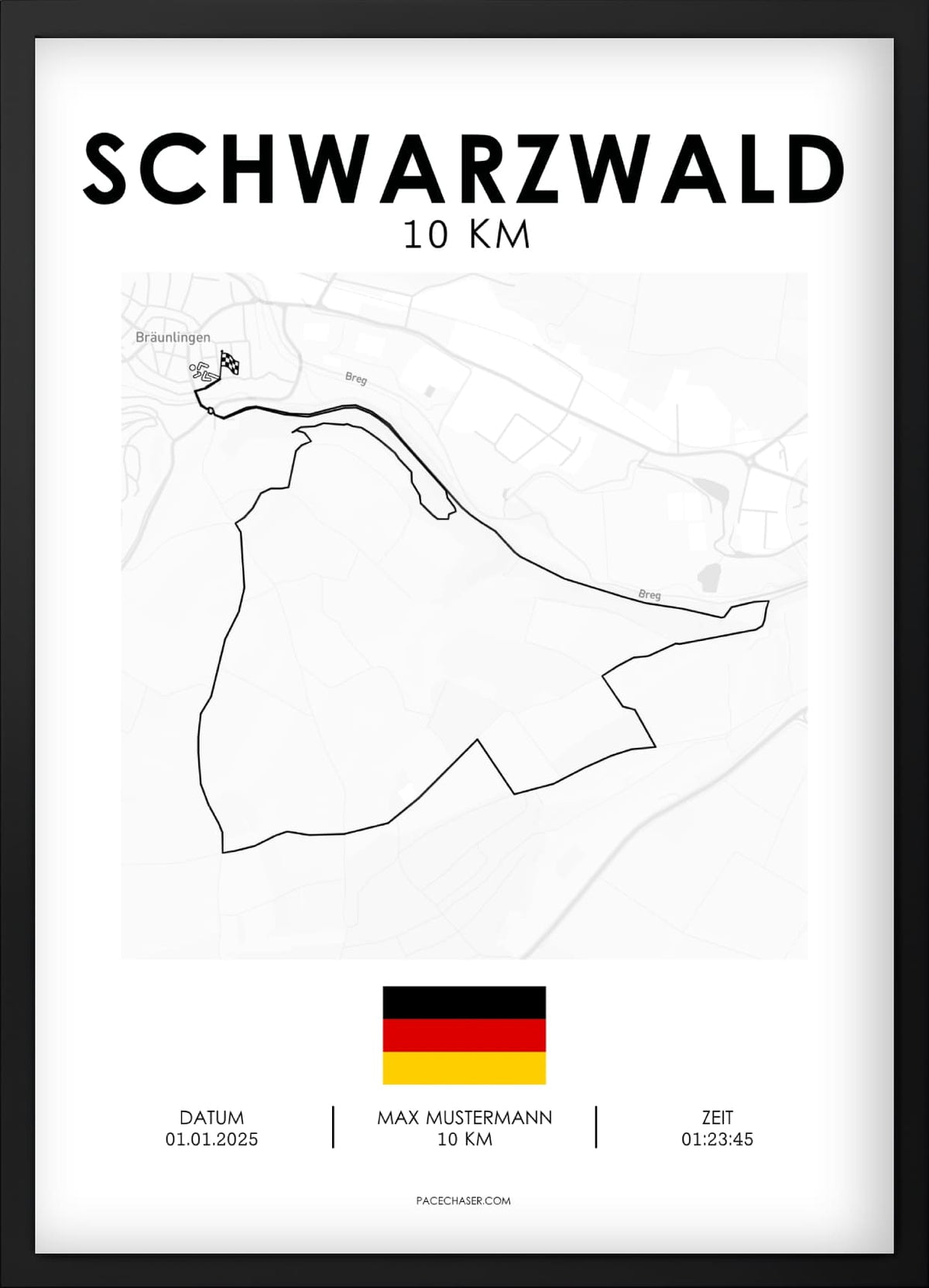 10 km Schwarzwald Poster