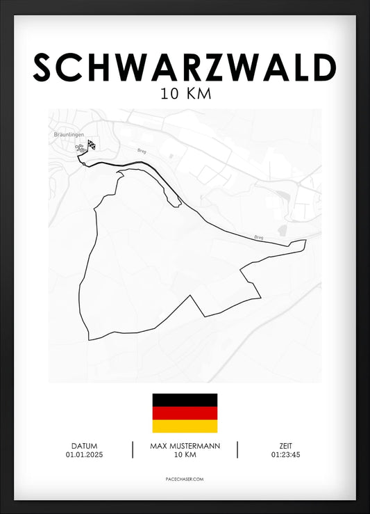 10 km Schwarzwald Poster