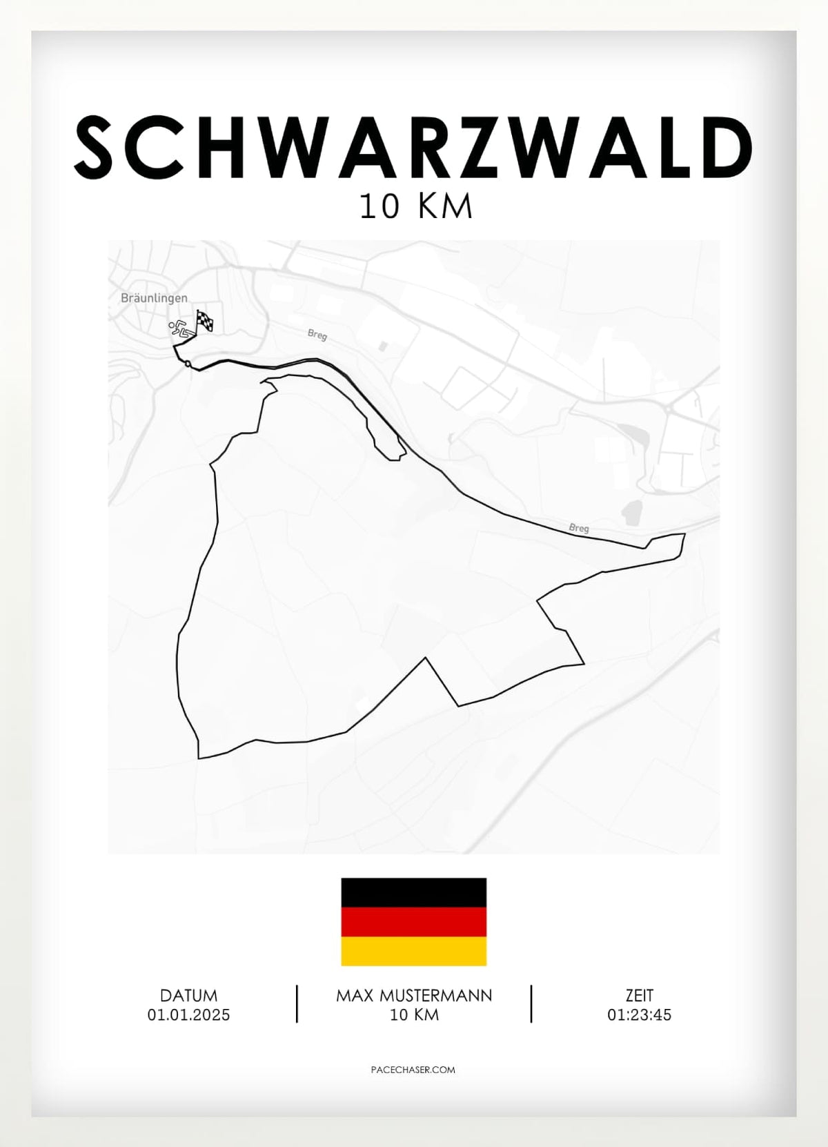 10 km Schwarzwald Poster