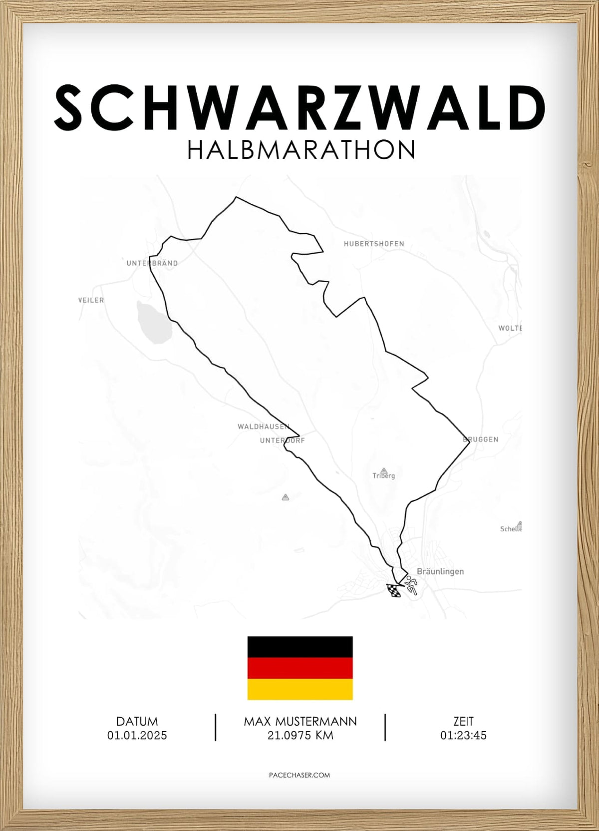 Halbmarathon Schwarzwald Poster