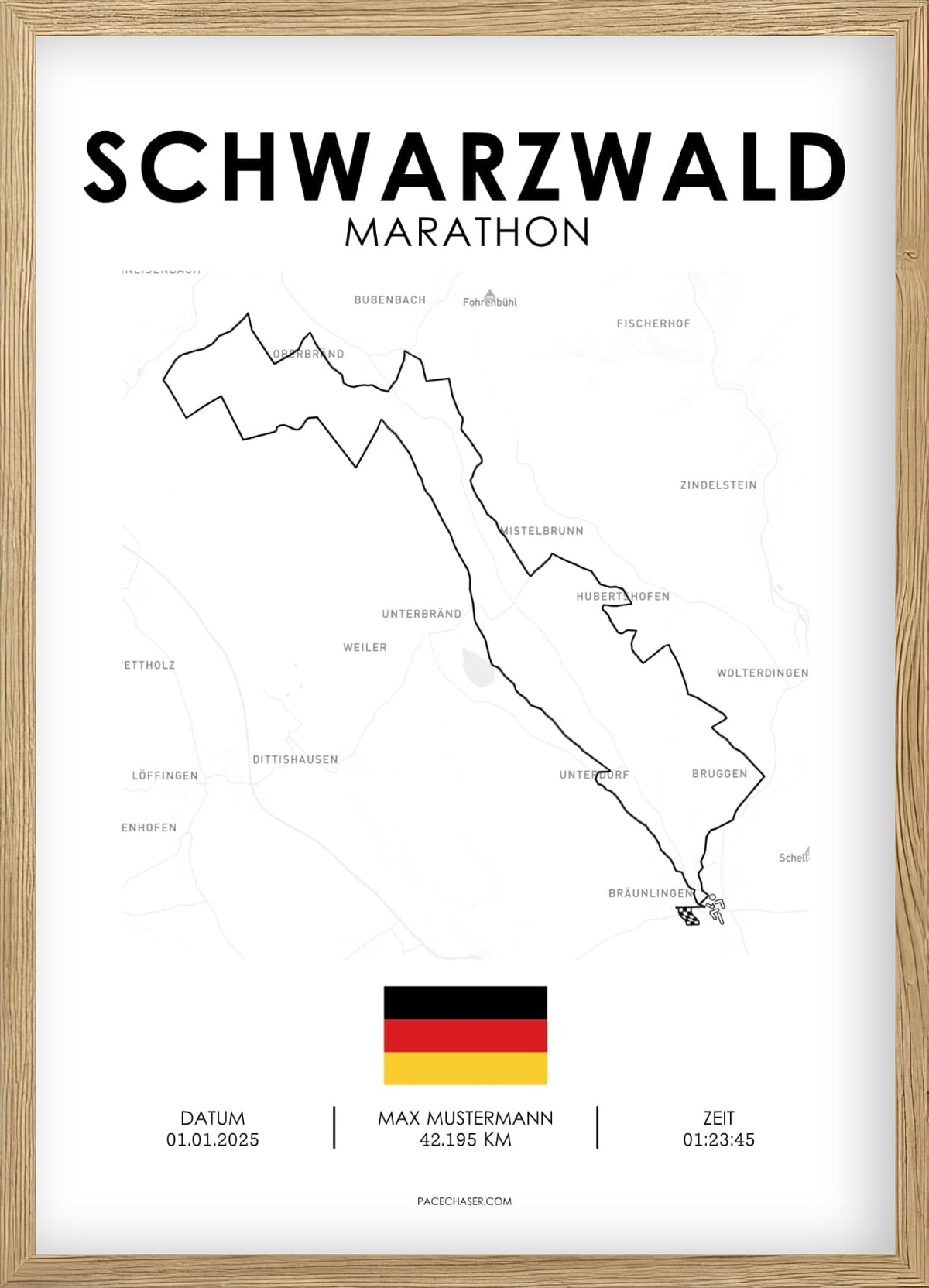 Marathon Schwarzwald Poster