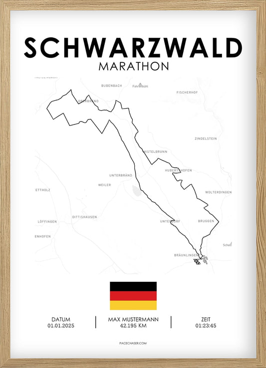 Marathon Schwarzwald Poster