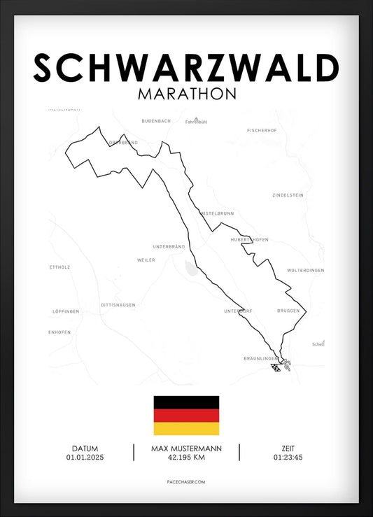 Marathon Schwarzwald Poster